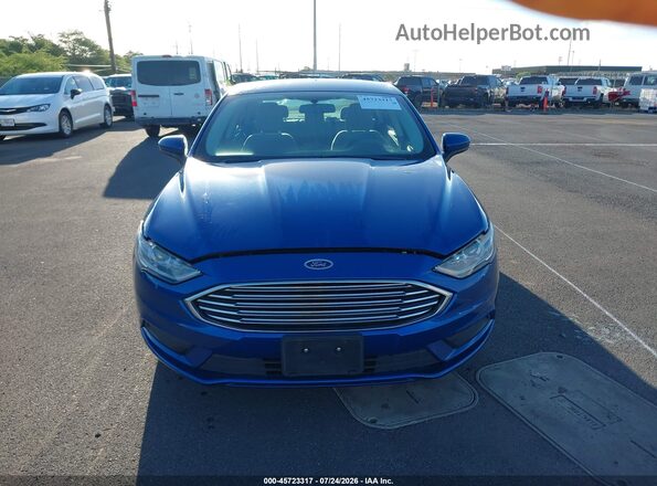 3FA6P0UU7HR160185 2017 FORD FUSION HYBRID Blue 