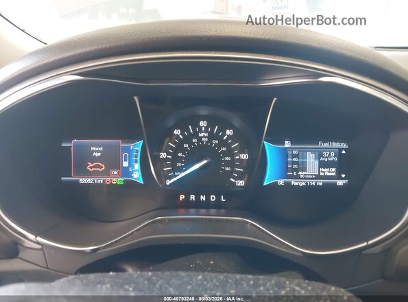 3FA6P0UU7JR100607 2018 FORD FUSION HYBRID Черный Вид задних сидений