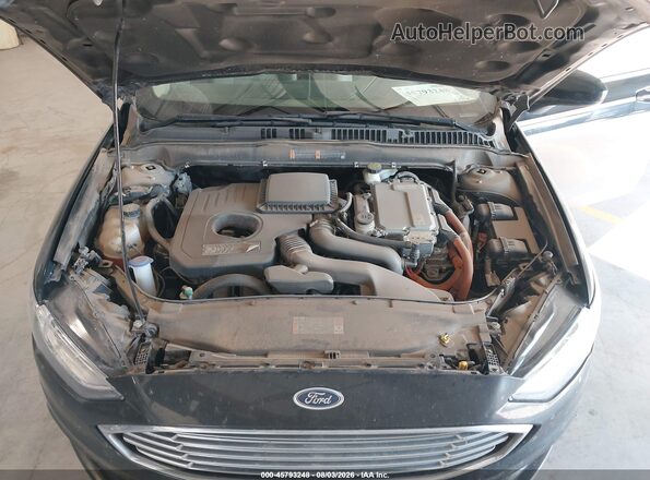 3FA6P0UU7JR100607 2018 FORD FUSION HYBRID Черный Вид сзади