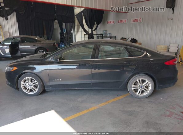 3FA6P0UU7JR100607 2018 FORD FUSION HYBRID Черный 