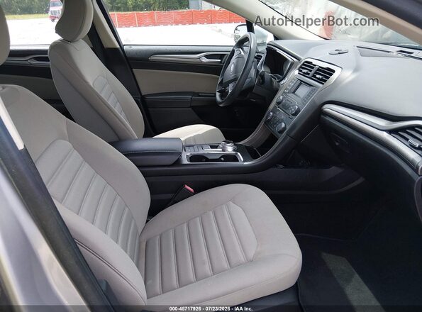 3FA6P0UU7JR122591 2018 FORD FUSION HYBRID Silver Widok wnętrza z przodu