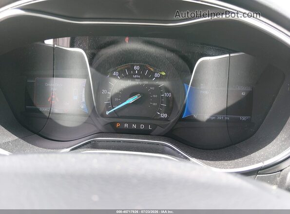 3FA6P0UU7JR122591 2018 FORD FUSION HYBRID Silver Widok tylnych siedzeń