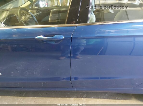 3FA6P0UU7JR235893 2018 FORD FUSION HYBRID Blue Вид спереду