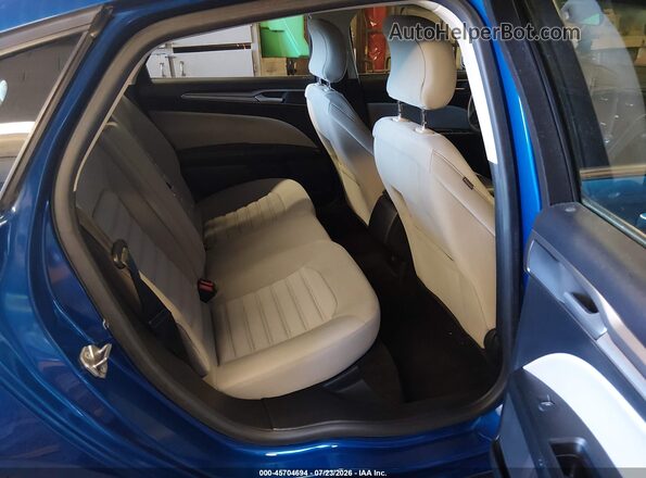 3FA6P0UU7JR235893 2018 FORD FUSION HYBRID Blue Вид наклейки з VIN-кодом