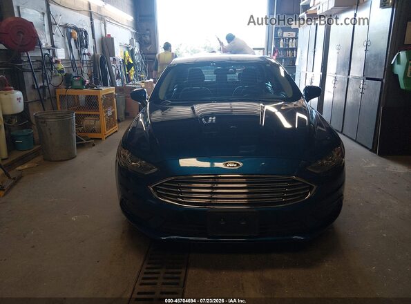 3FA6P0UU7JR235893 2018 FORD FUSION HYBRID Blue 