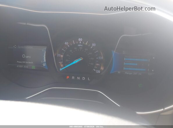 3FA6P0UU7JR235957 2018 FORD FUSION HYBRID White Rear seats view