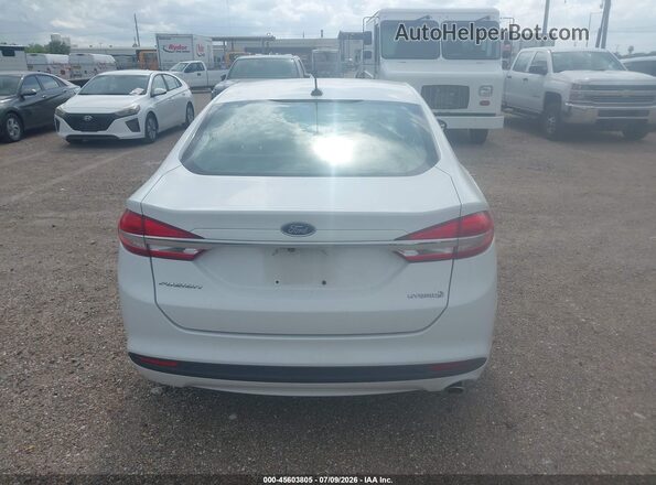3FA6P0UU7JR235957 2018 FORD FUSION HYBRID White 