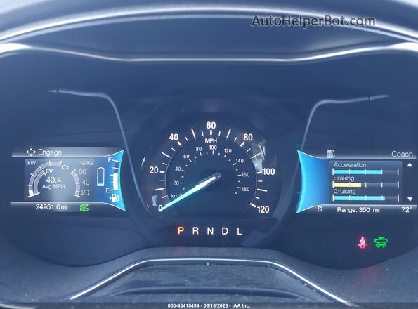 3FA6P0UU7JR243475 2018 FORD FUSION HYBRID White Вид задніх сидінь
