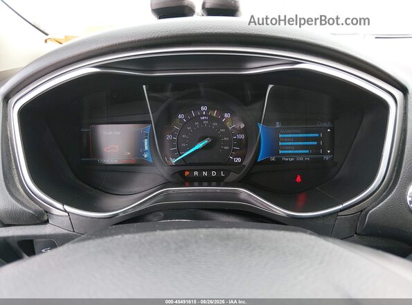 3FA6P0UU7JR254380 2018 FORD FUSION HYBRID Black Widok tylnych siedzeń