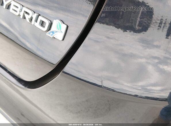 3FA6P0UU7JR254380 2018 FORD FUSION HYBRID Black Widok zestawu wskaźników