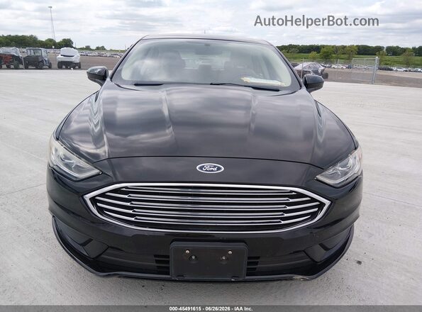 3FA6P0UU7JR254380 2018 FORD FUSION HYBRID Black Widok wnętrza 360 stopni