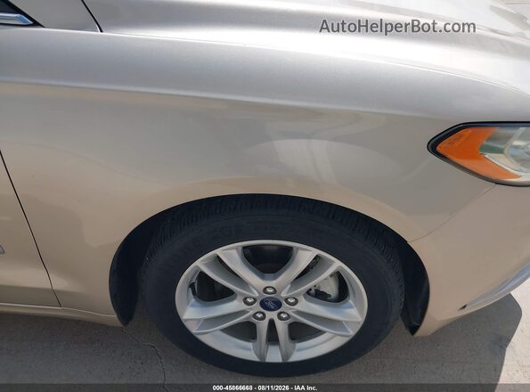 3FA6P0UU7JR254458 2018 FORD FUSION HYBRID Gold 