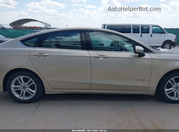 3FA6P0UU7JR254458 2018 FORD FUSION HYBRID Gold 