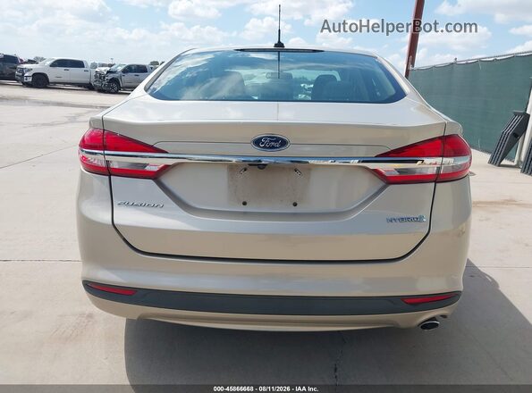 3FA6P0UU7JR254458 2018 FORD FUSION HYBRID Gold 