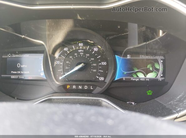 3FA6P0UU7JR271454 2018 FORD FUSION HYBRID Silver Rear seats view