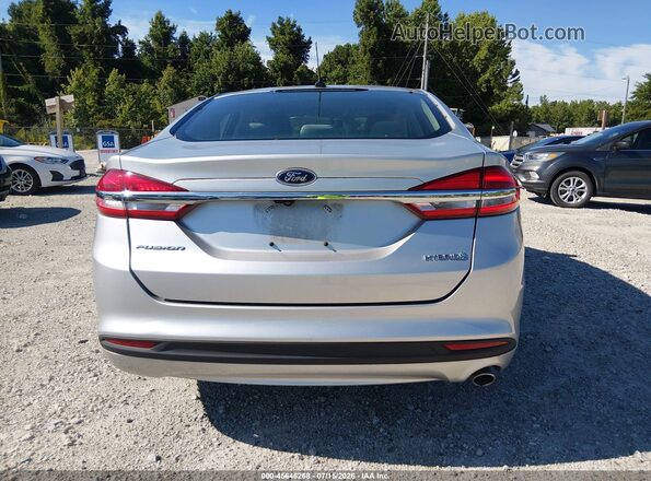 3FA6P0UU7JR271454 2018 FORD FUSION HYBRID Silver 