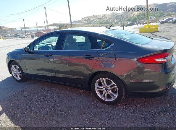 3FA6P0UU7JR273656 2018 FORD FUSION HYBRID Gray Панорамний вид салону 360°