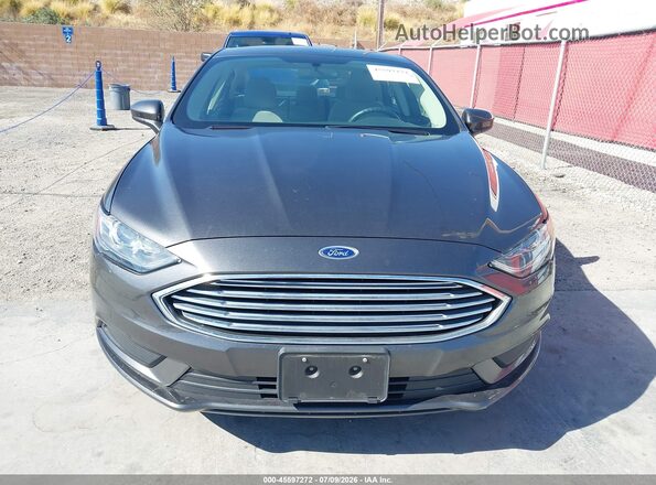 3FA6P0UU7JR273656 2018 FORD FUSION HYBRID Gray Вид щитка приладів