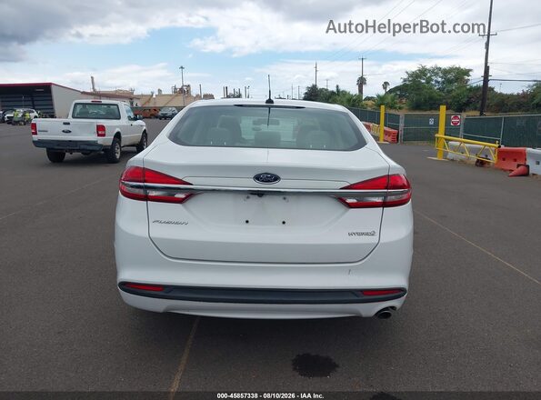3FA6P0UU7JR273754 2018 FORD FUSION HYBRID Белый 