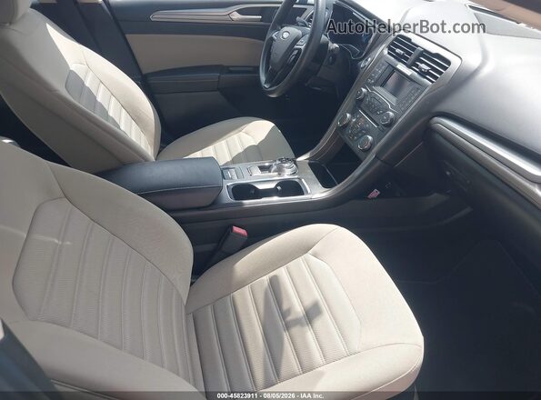 3FA6P0UU7JR278940 2018 FORD FUSION HYBRID Gold Вид салону спереду