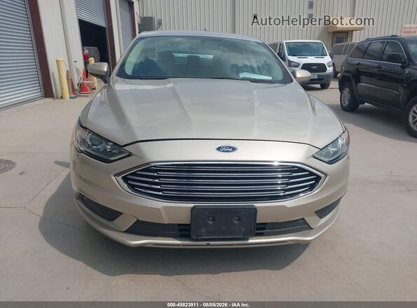 3FA6P0UU7JR278940 2018 FORD FUSION HYBRID Gold Вид задньої частини салону