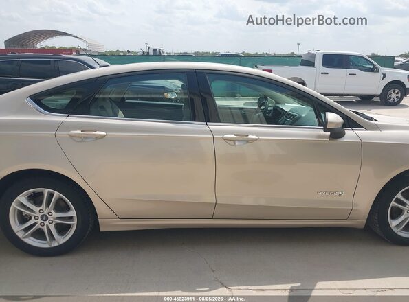 3FA6P0UU7JR278940 2018 FORD FUSION HYBRID Gold Панорамний вид салону 360°