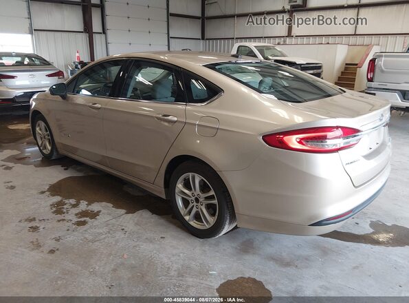 3FA6P0UU7JR278971 2018 FORD FUSION HYBRID Gold Trasero izquierdo