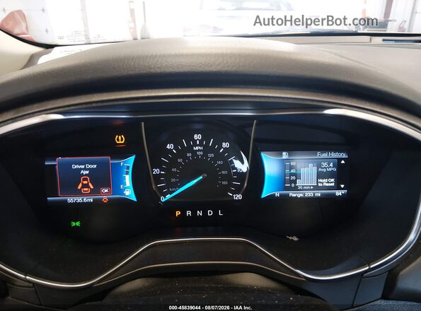 3FA6P0UU7JR278971 2018 FORD FUSION HYBRID Gold Vista de los asientos traseros