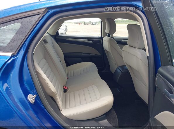 3FA6P0UU8JR100552 2018 FORD FUSION HYBRID Blue Вид наклейки з VIN-кодом