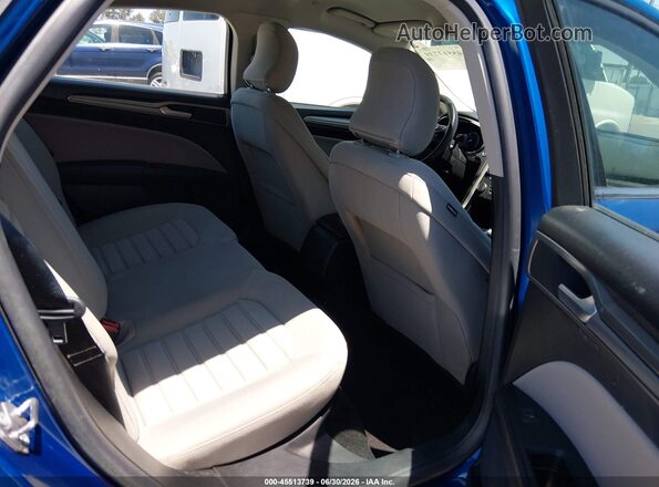 3FA6P0UU8JR209447 2018 FORD FUSION HYBRID Blue VIN sticker view