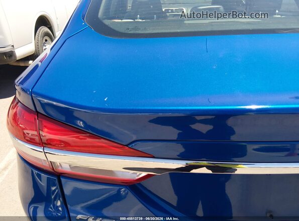 3FA6P0UU8JR209447 2018 FORD FUSION HYBRID Blue 360 interior view