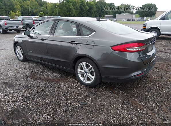 3FA6P0UU8JR254498 2018 FORD FUSION HYBRID Серый Задняя левая четверть