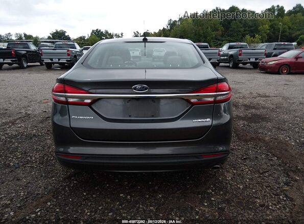 3FA6P0UU8JR254498 2018 FORD FUSION HYBRID Серый 