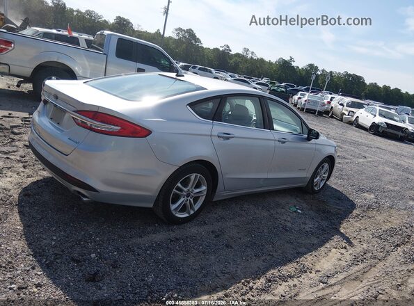 3FA6P0UU8JR279045 2018 FORD FUSION HYBRID Серебряный Панорамный вид салона 360°
