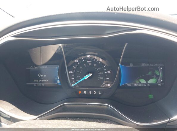 3FA6P0UU9JR100575 2018 FORD FUSION HYBRID Silver Rear seats view