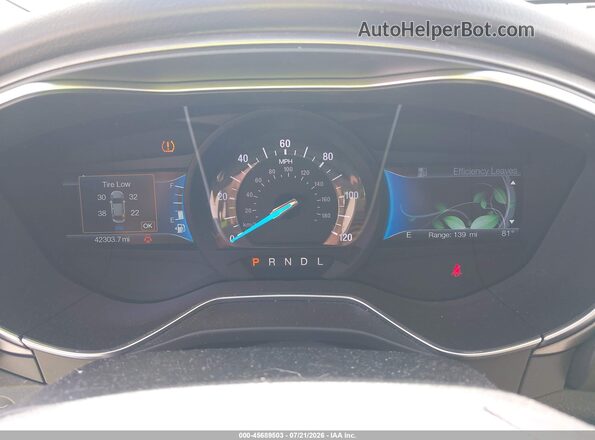 3FA6P0UU9JR235720 2018 FORD FUSION HYBRID Silver Vista de los asientos traseros