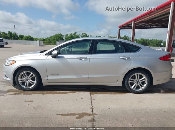 3FA6P0UU9JR235720 2018 FORD FUSION HYBRID Silver Vista interior de 360 grados