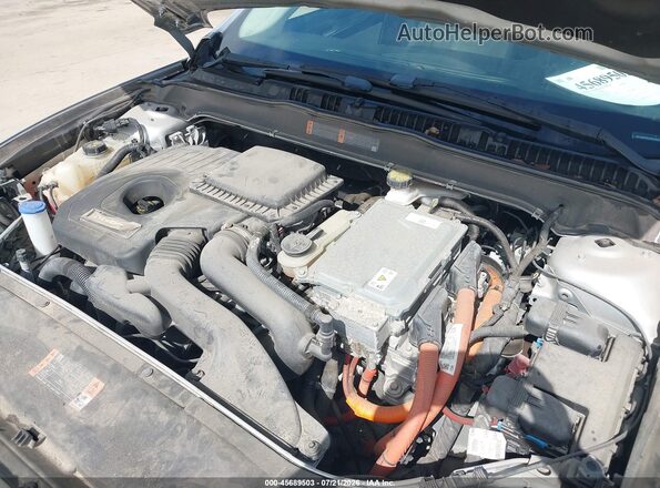 3FA6P0UU9JR235720 2018 FORD FUSION HYBRID Silver Vista trasera