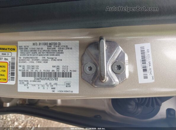 3FA6P0UU9JR235782 2018 FORD FUSION HYBRID Champagne Вид подкапотного пространства