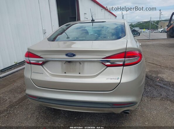 3FA6P0UU9JR235782 2018 FORD FUSION HYBRID Champagne 