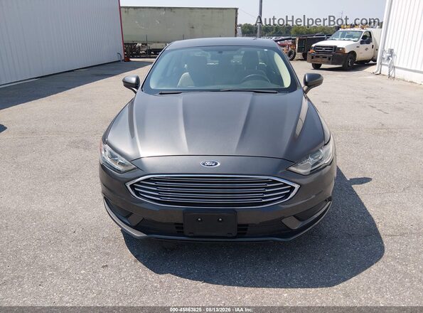 3FA6P0UU9JR258091 2018 FORD FUSION HYBRID Серый Вид щитка приборов