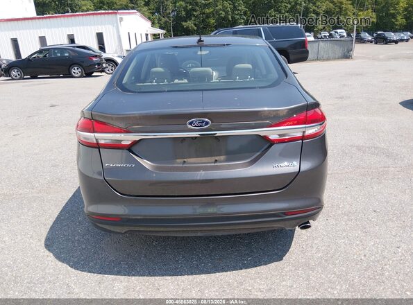 3FA6P0UU9JR258091 2018 FORD FUSION HYBRID Серый 