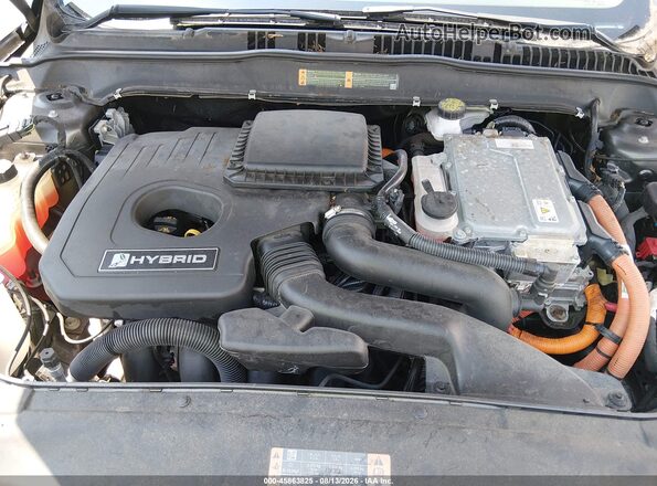 3FA6P0UU9JR258091 2018 FORD FUSION HYBRID Серый Вид сзади