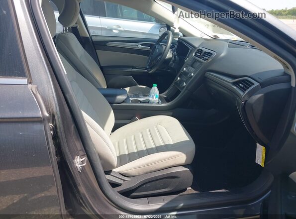 3FA6P0UU9JR278857 2018 FORD FUSION HYBRID Gray Вид салону спереду