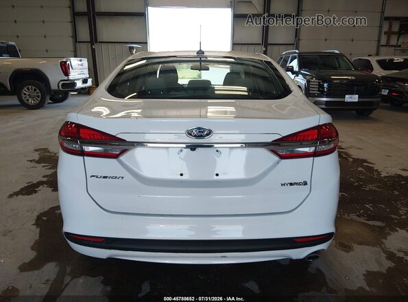 3FA6P0UU9JR278972 2018 FORD FUSION HYBRID White 