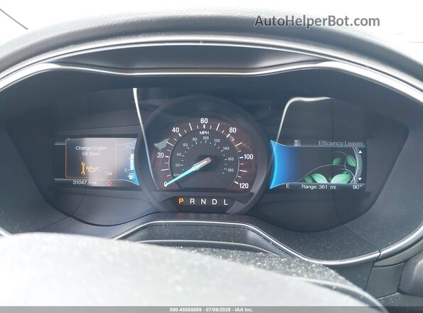 3FA6P0UU9JR282083 2018 FORD FUSION HYBRID Gray უკანა სავარძლების ხედი