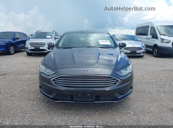 3FA6P0UU9JR282083 2018 FORD FUSION HYBRID Gray ხელსაწყოთა პანელის ხედი