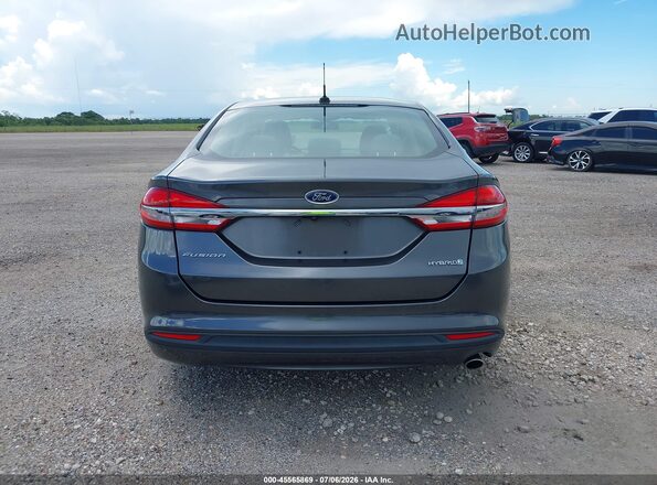 3FA6P0UU9JR282083 2018 FORD FUSION HYBRID Gray 