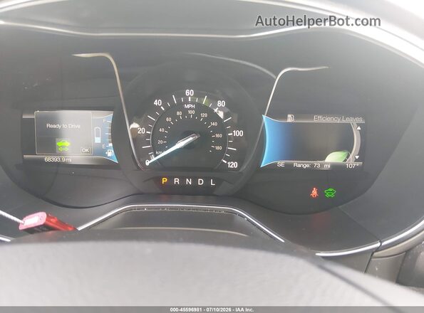 3FA6P0UUXJR100665 2018 FORD FUSION HYBRID Blue Հետևի նստատեղերի տեսք