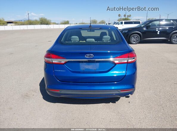 3FA6P0UUXJR100665 2018 FORD FUSION HYBRID Blue 